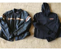 Harley Davidson leather jacket with liner